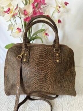 MK Brown Textured Dome Satchel Handbag 1. MAY CUSTOMER APPRECIATION $10